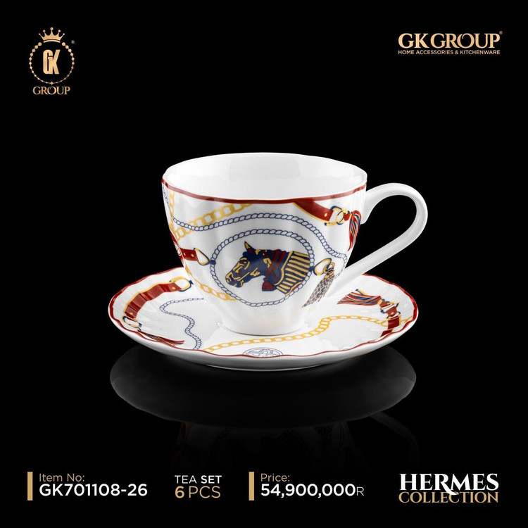 سرویس ۲۸ پارچه گلدکیش هرمس - GoldKish